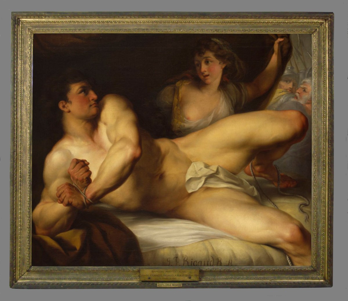 Unknown, Frame for John Francis Rigaud RA 'Samson and Delilah'