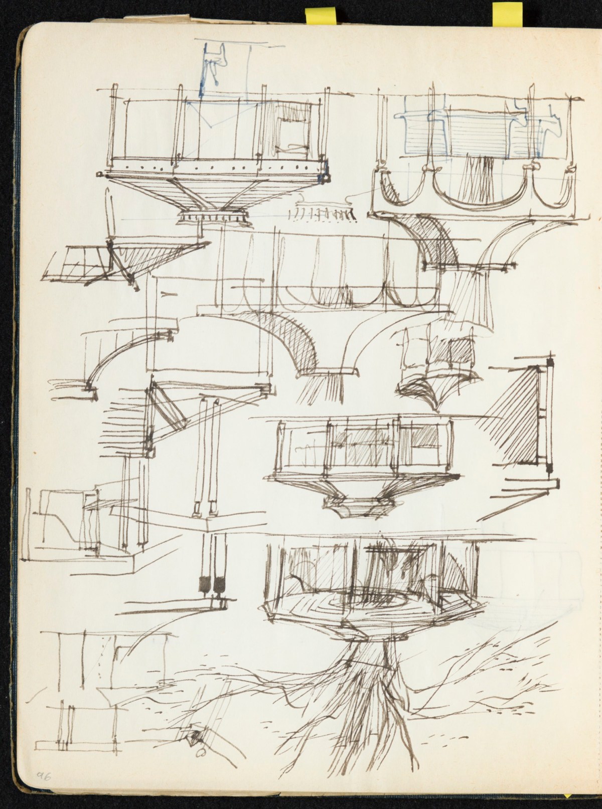 Sir Hugh Casson PRA, Britannia and Glyndebourne sketchbook