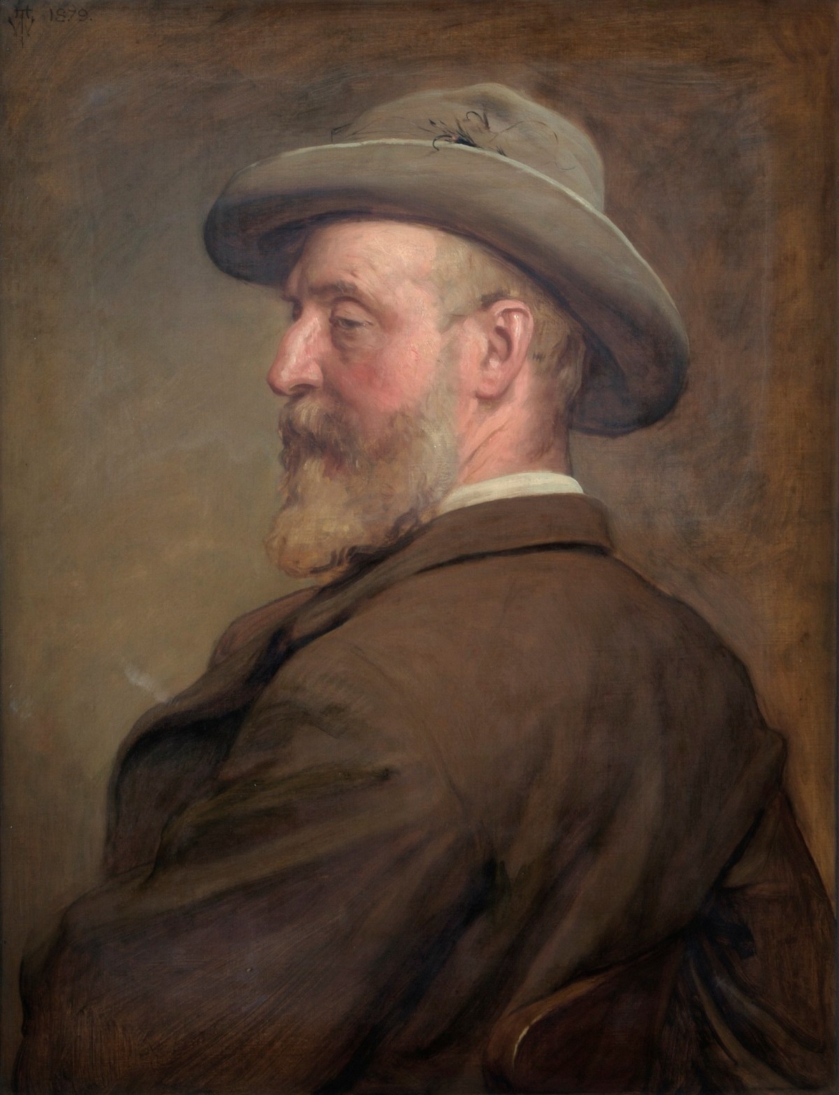Henry Tanworth Wells RA, Portrait of Charles West Cope, R.A.