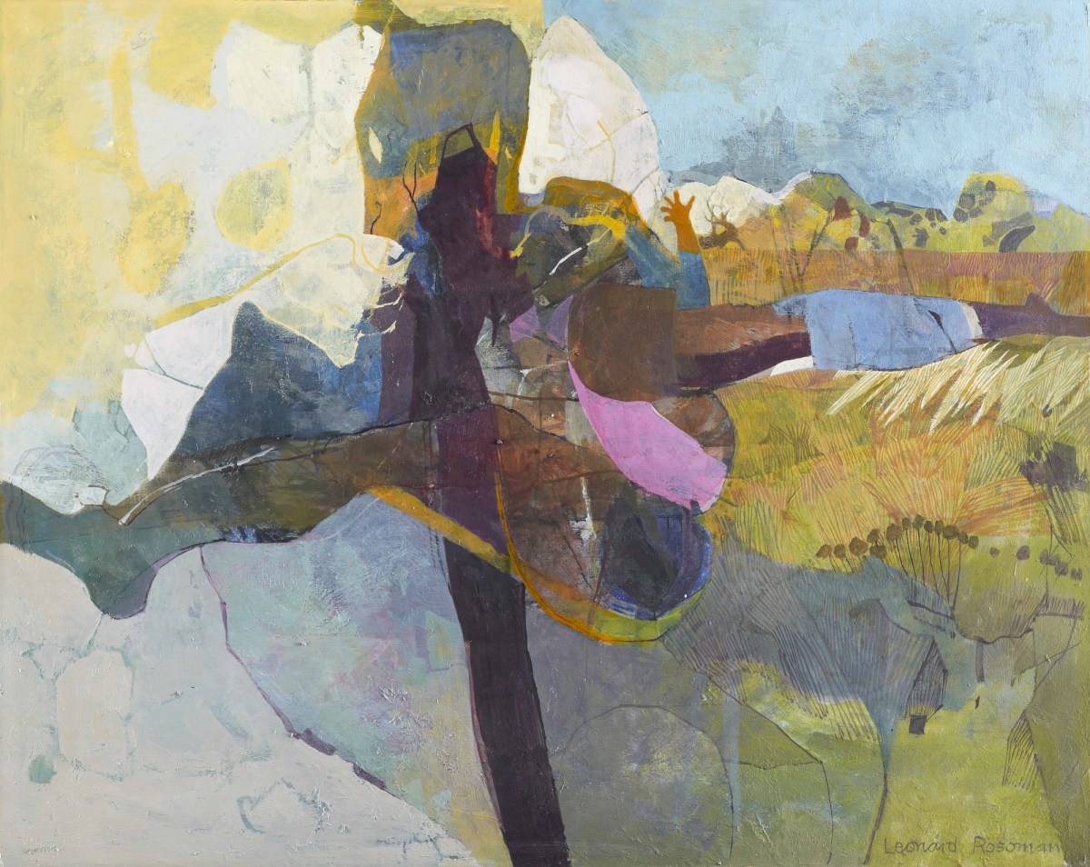Leonard Rosoman RA, Jumping Figure: Mojave Desert