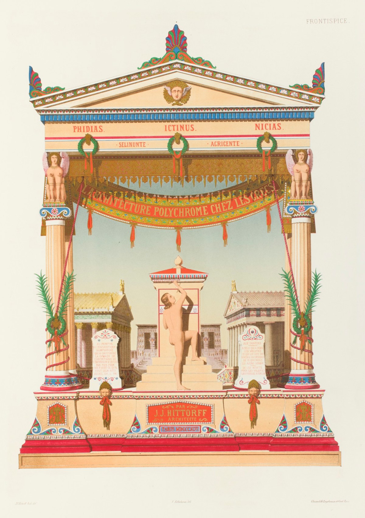 Jakob Ignaz Hittorff, L'Architecture Polychrome chez les Grecs