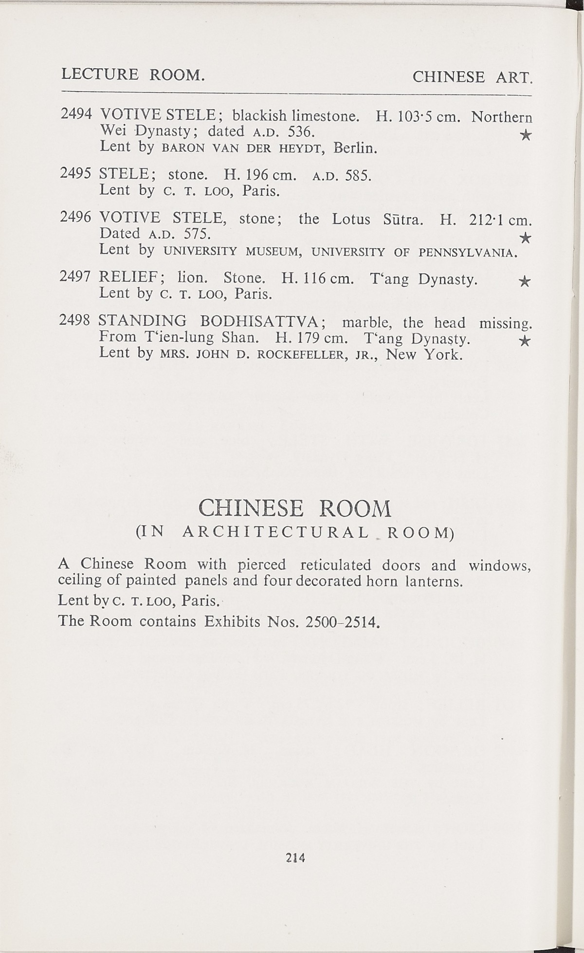Page 242 of 1935-36 - International Exhibition of Chinese Art