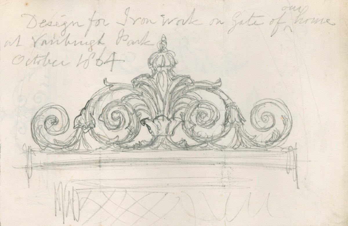 Sir John Gilbert RA, Design for ironwork