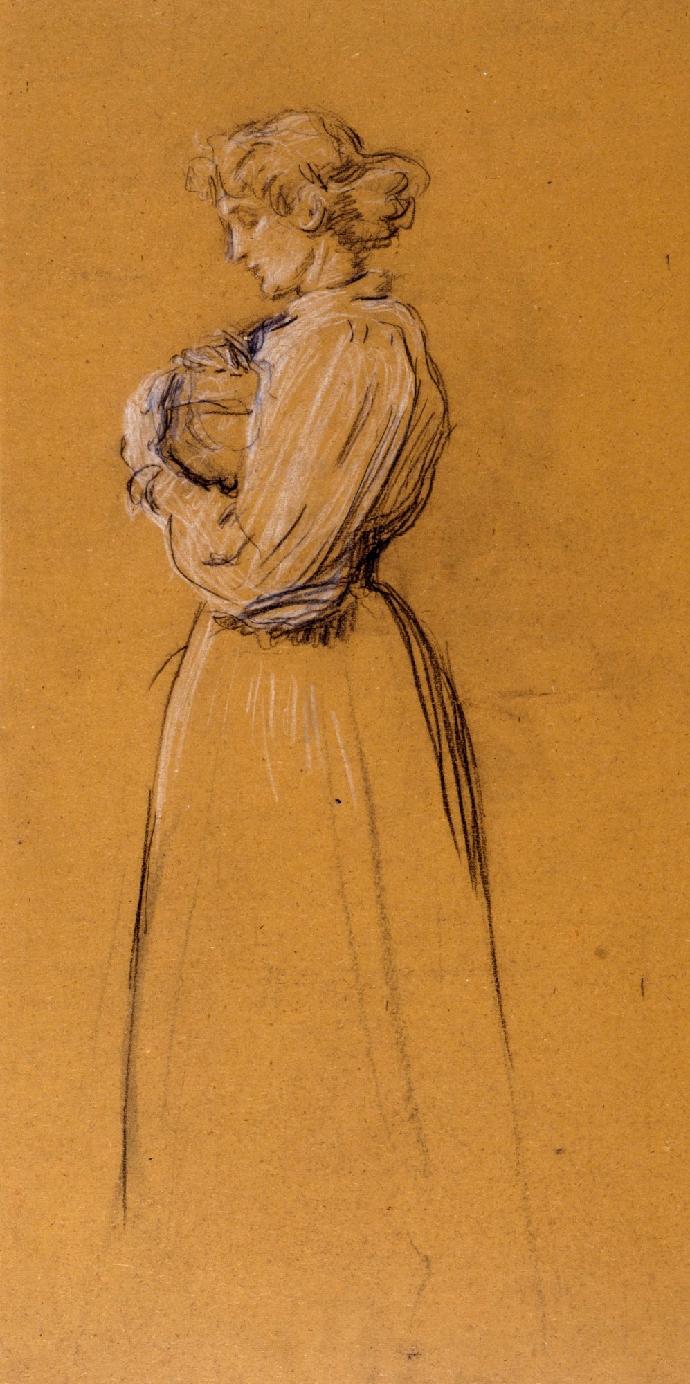 Sir John Everett Millais Bt. PRA, Study for 'The Last Trek'