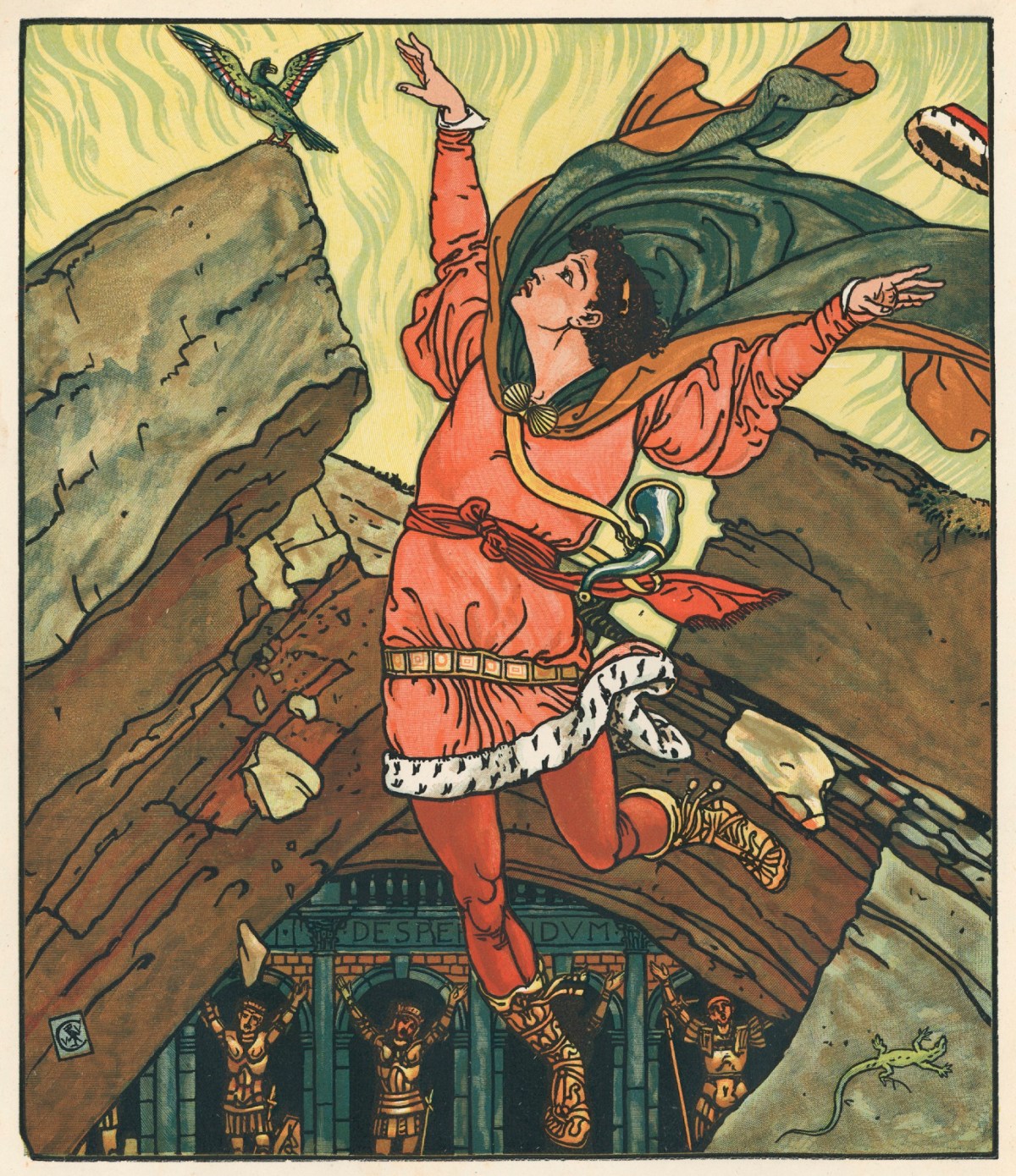 Walter Crane, Prince Cheri and the Little Green Bird