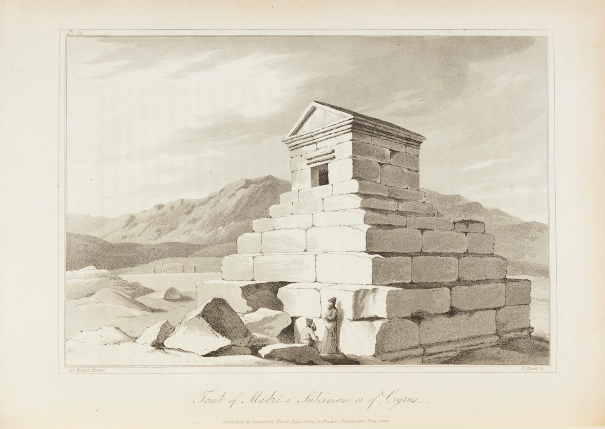 Sir Robert Ker Porter, Tomb of Cyrus the Great