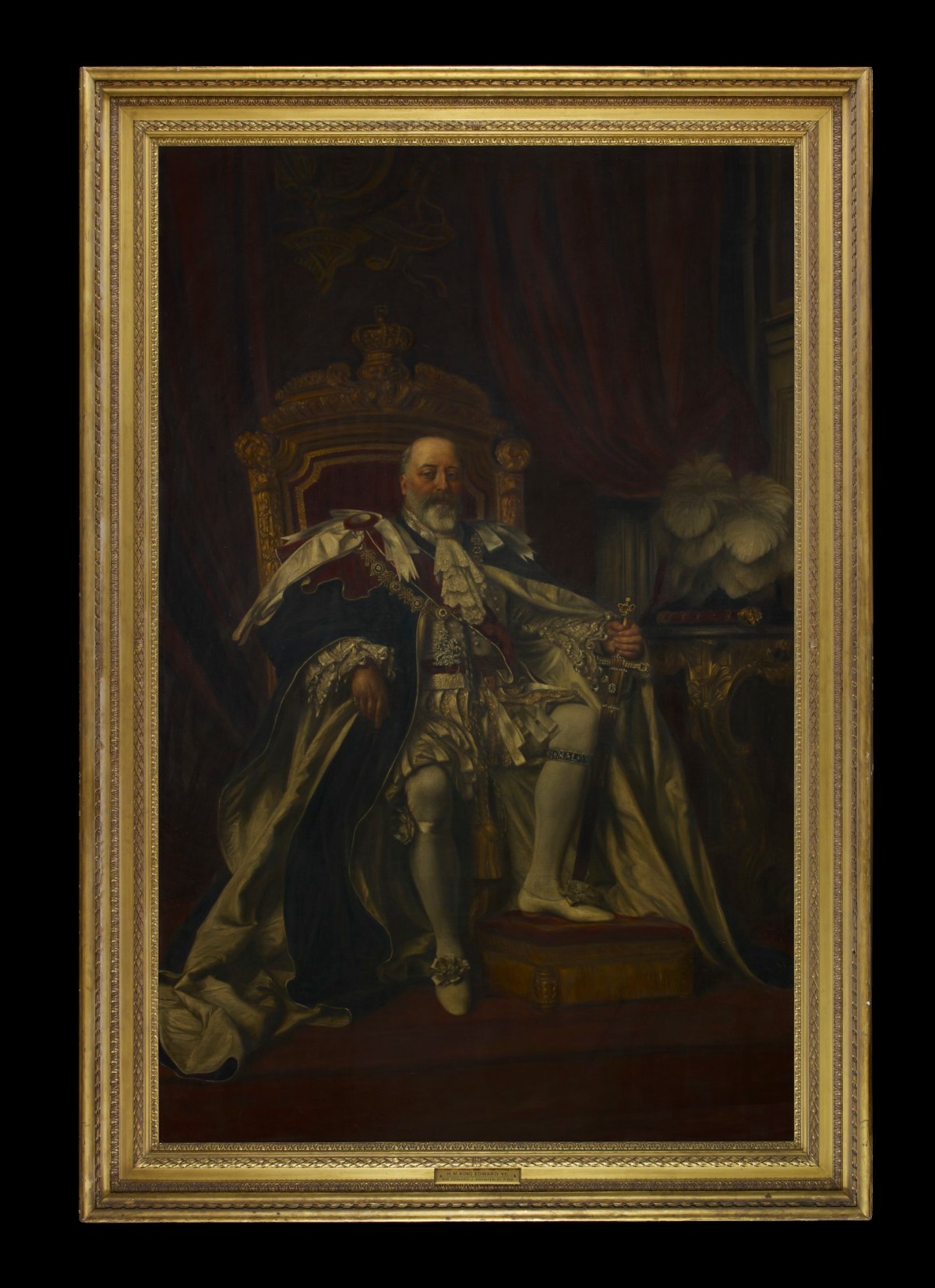 Unknown, Frame for Sir Edward Poynter Bt, PRA 'Portrait of Edward VII'