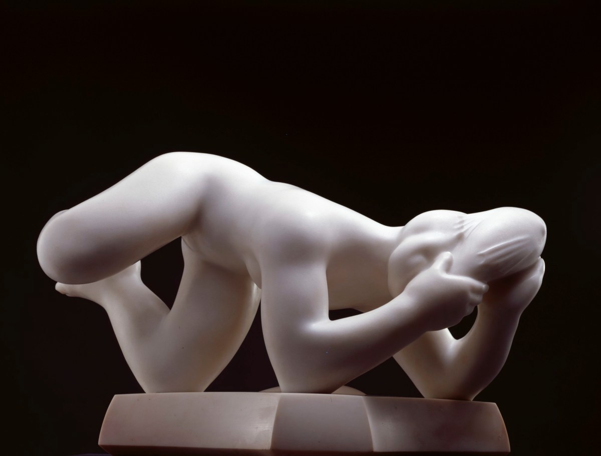 Maurice Lambert RA, Carving in Paros Marble