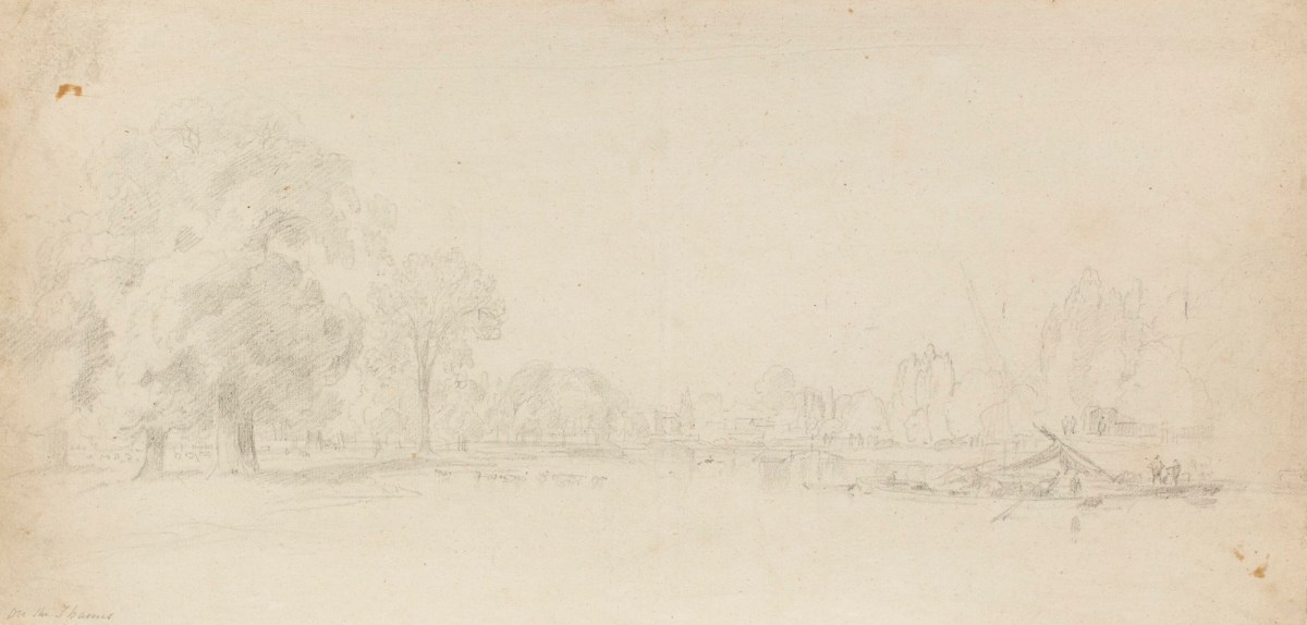 Philip Reinagle RA, Drawing on the Thames