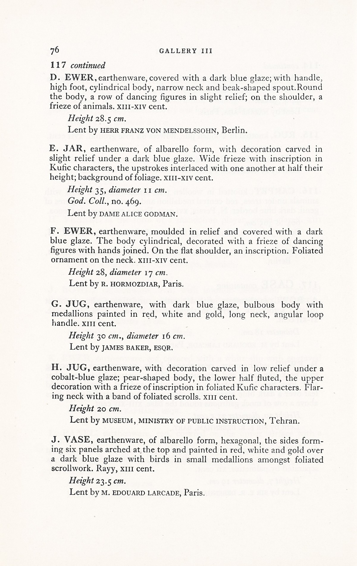 Page 104 of 1931 - International Exhibition of Persian Art