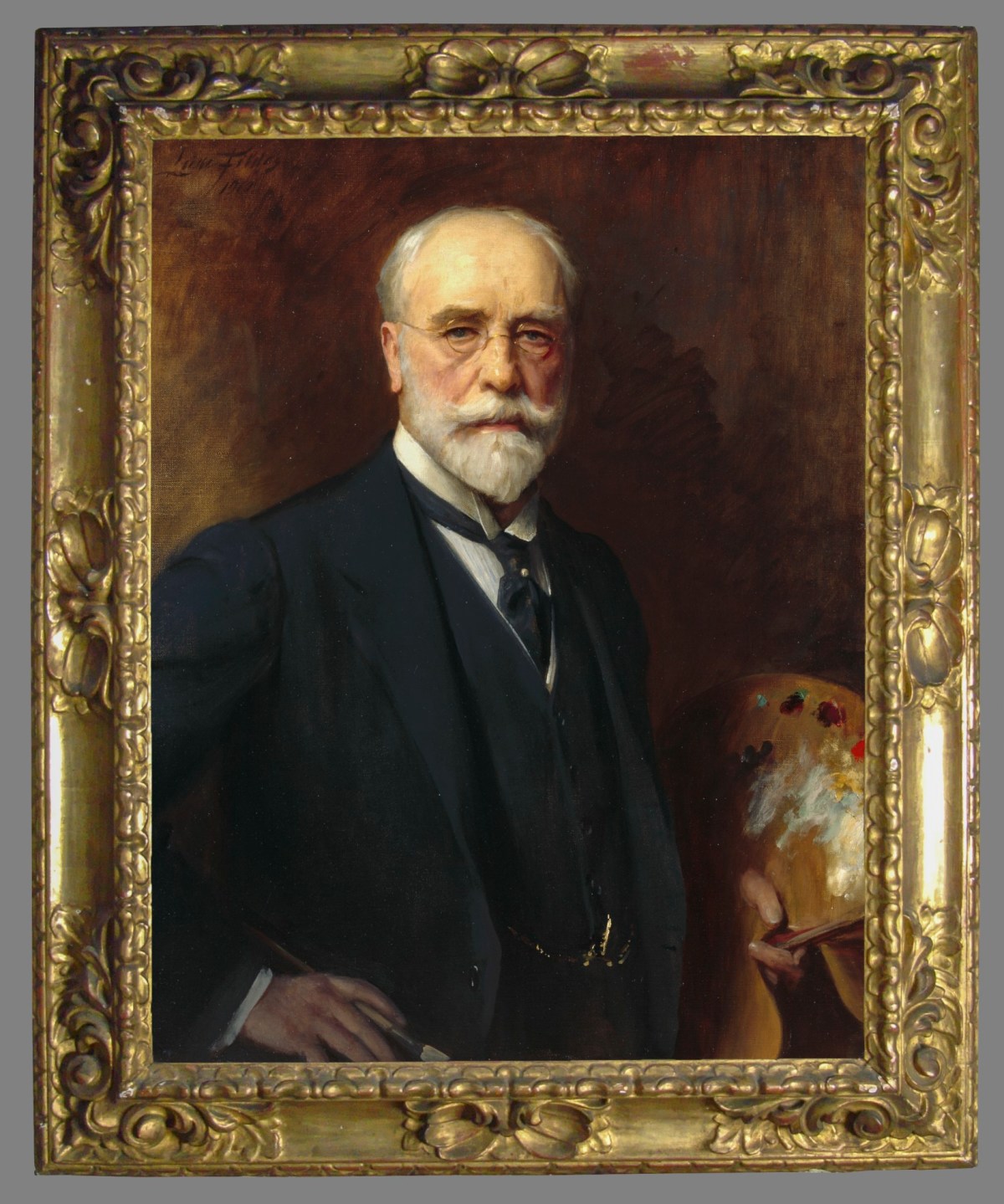 Unknown, Frame for Sir Luke Fildes RA 'Self-Portrait of Sir Luke Fildes, R.A.'