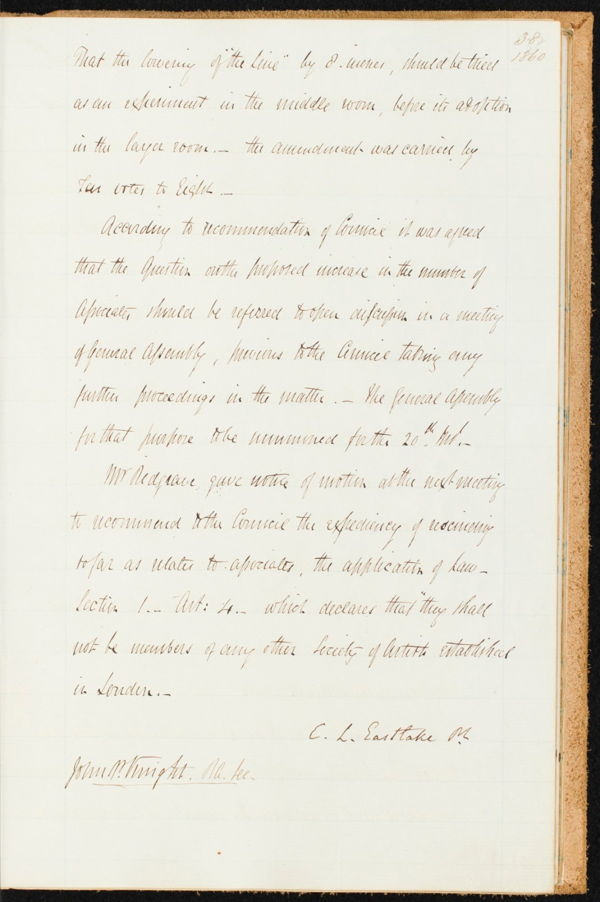 , General Assembly minutes, vol. 6