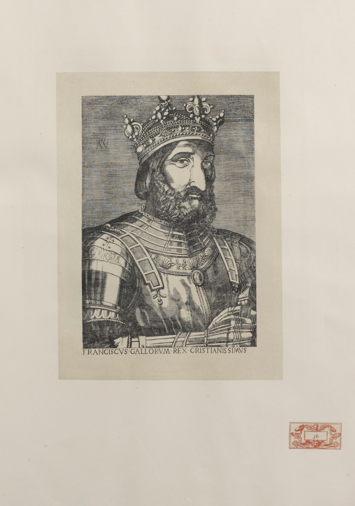 Portrait of Francis I, King of France, Works of Art