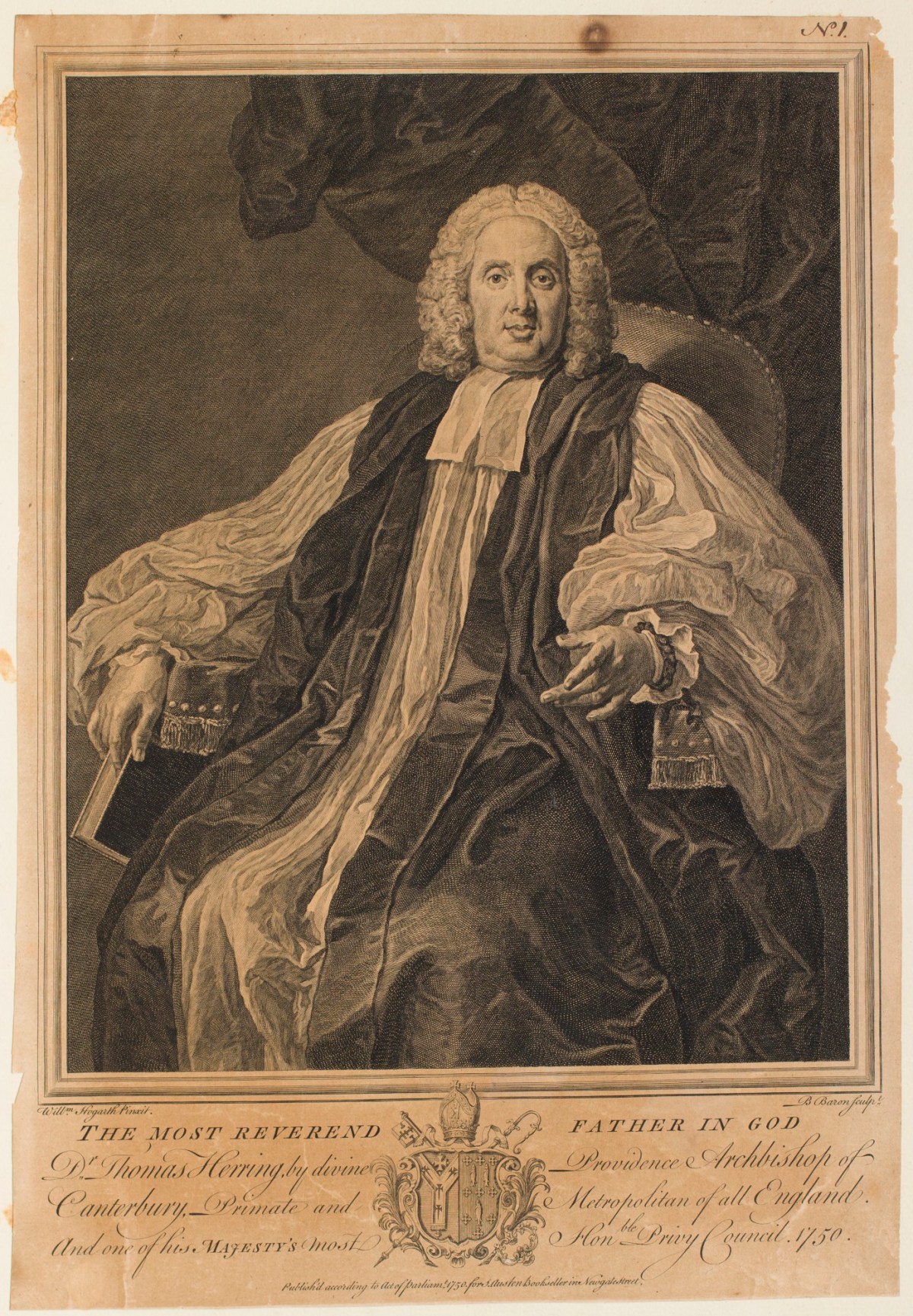William Hogarth, Thomas Herring, Archbishop of Canterbury