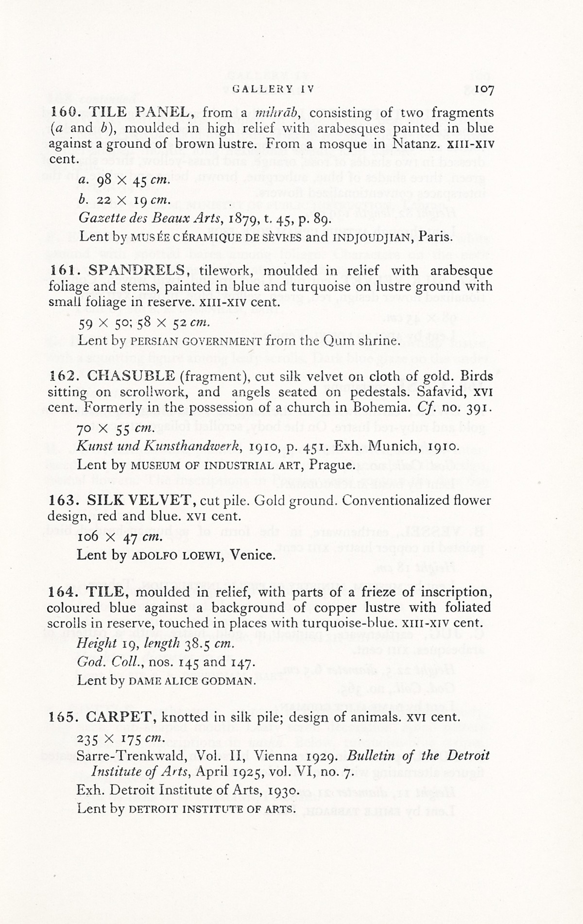 Page 135 of 1931 - International Exhibition of Persian Art