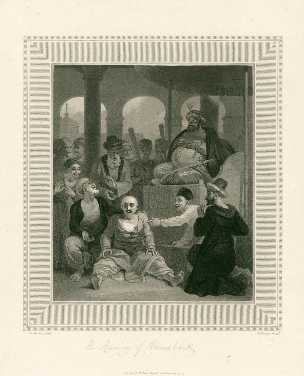 William Daniell RA, The Recovery of Hunchback