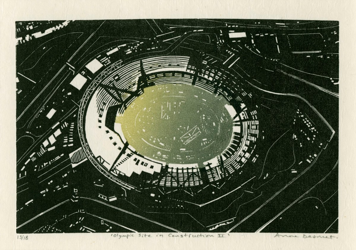 Anne Desmet RA, Olympic Site in Construction II