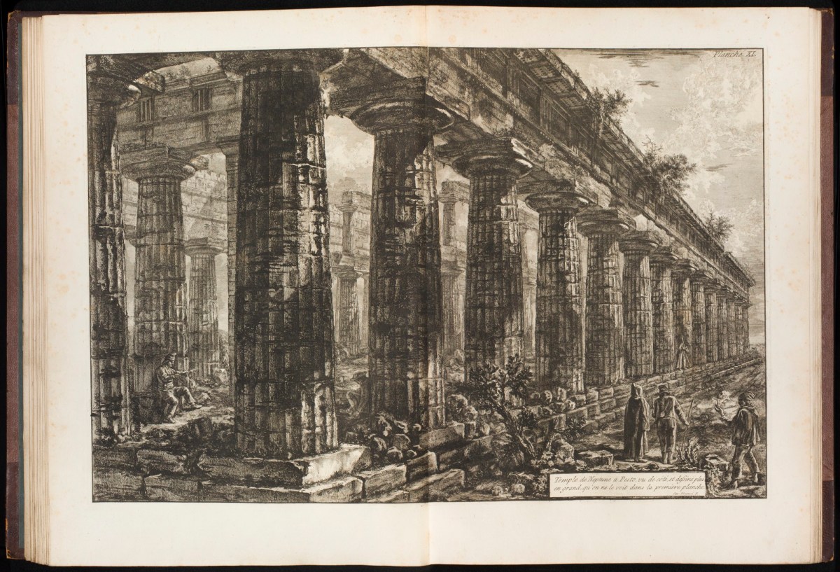 Giovanni Battista Piranesi, 'Temple de Neptune à Pesto'