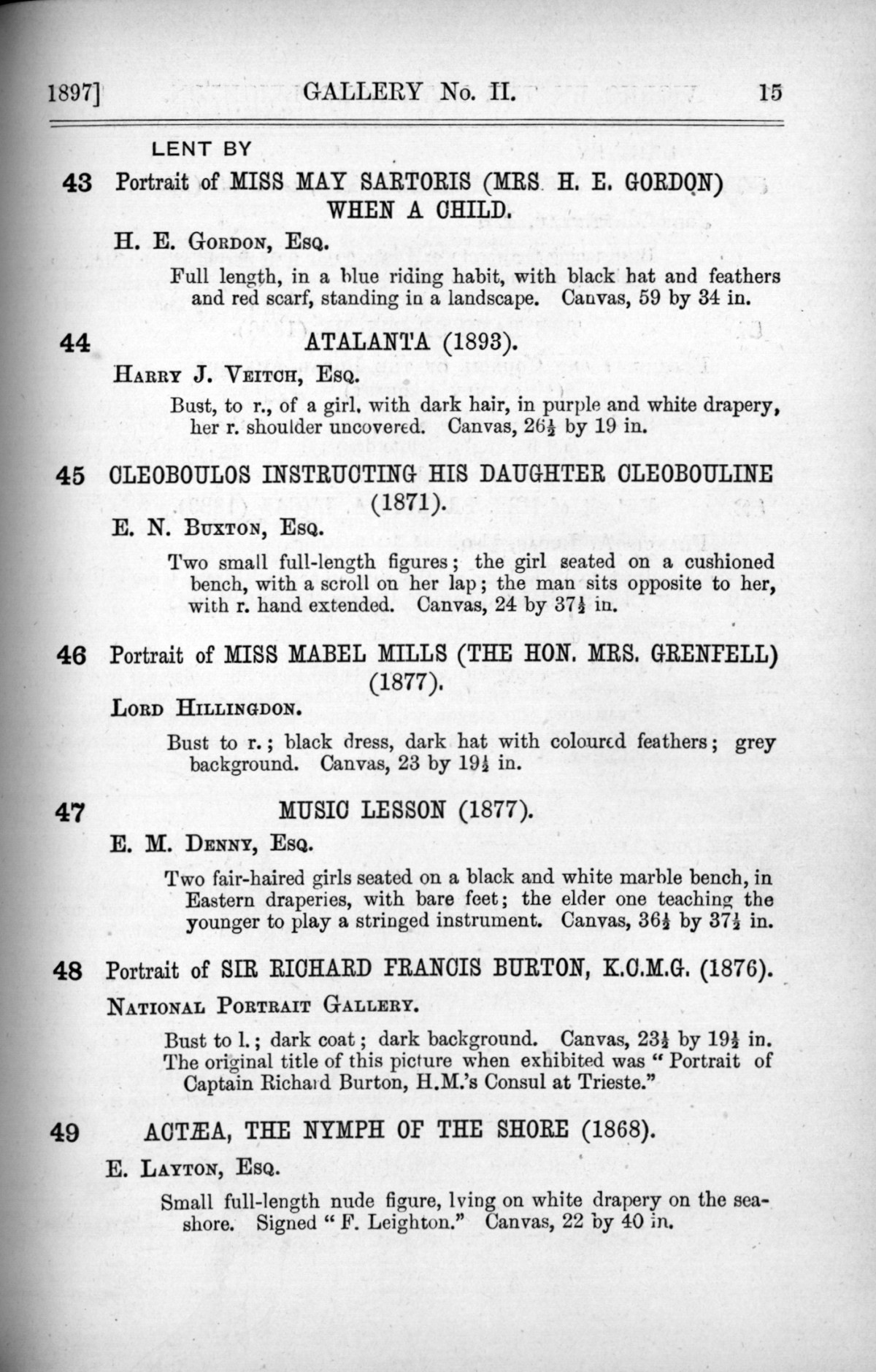 Page 15 of 1897 - Lord Leighton PRA