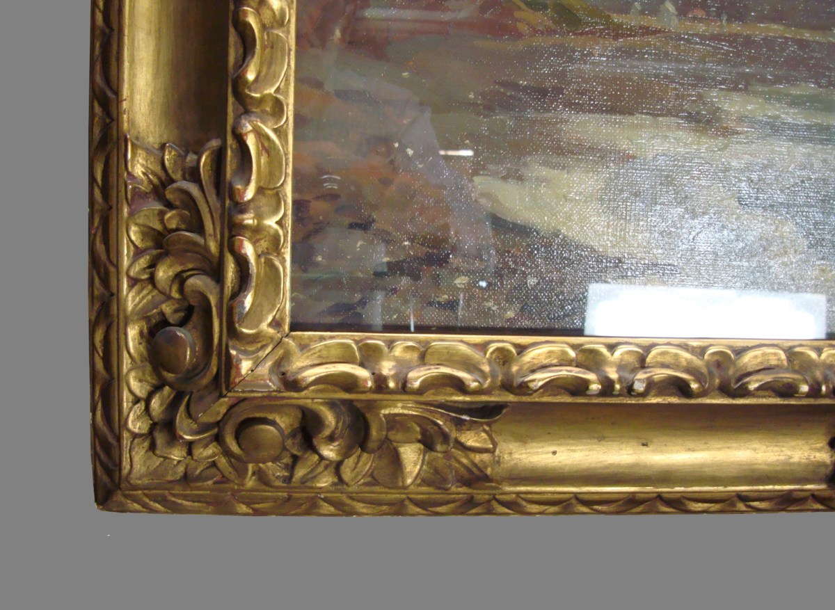 Unknown, Frame for Algernon Talmage RA 'Morning Glitter, Isle of Wight'