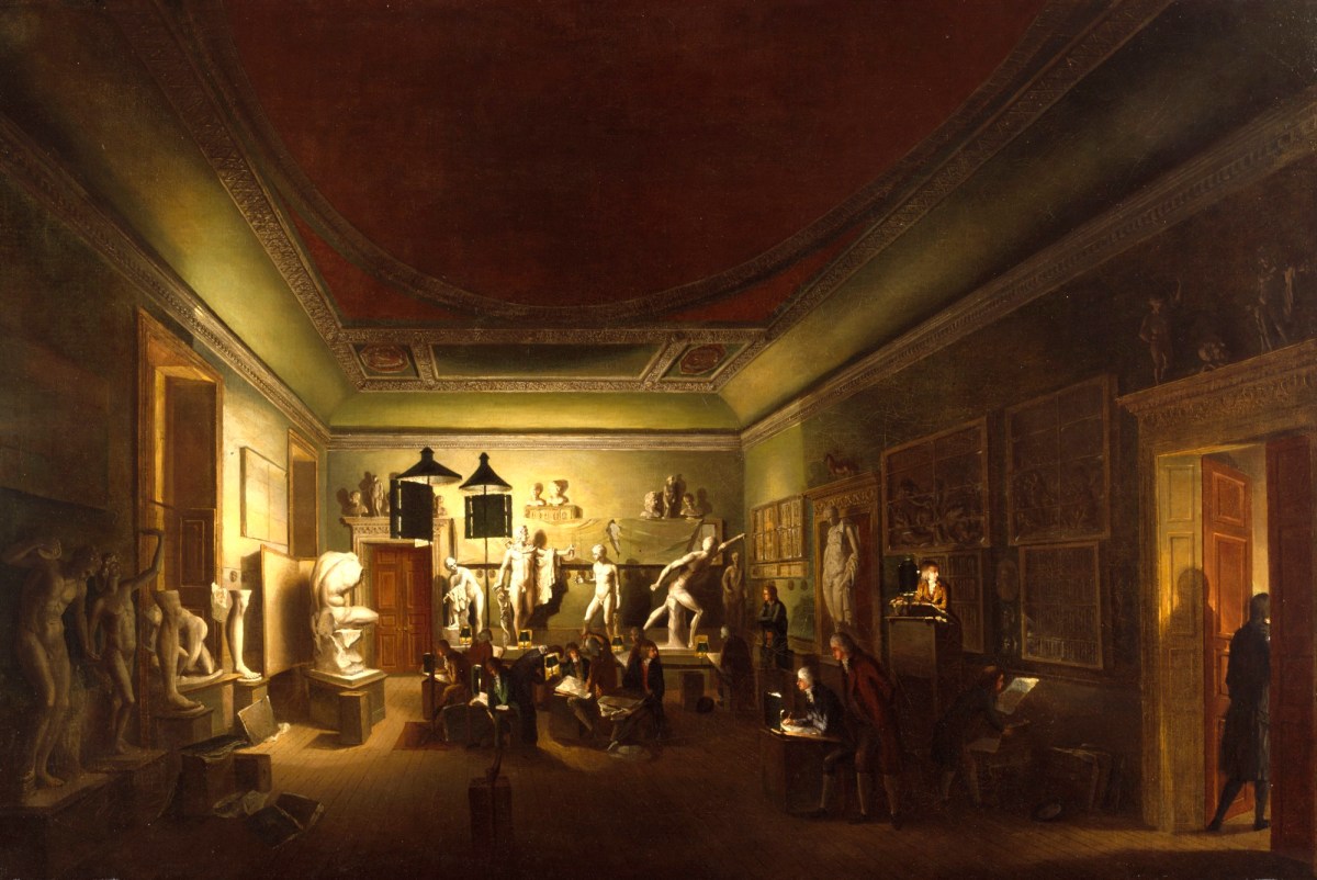 Johann Zoffany RA, The Antique School of the Royal Academy at New Somerset House