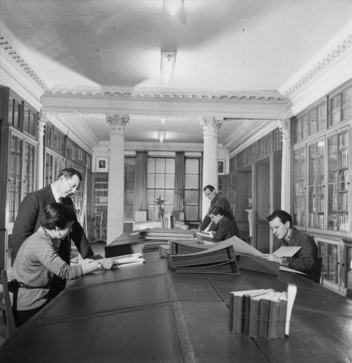 Russell Westwood, The Library, Royal Academy of Arts, 1953