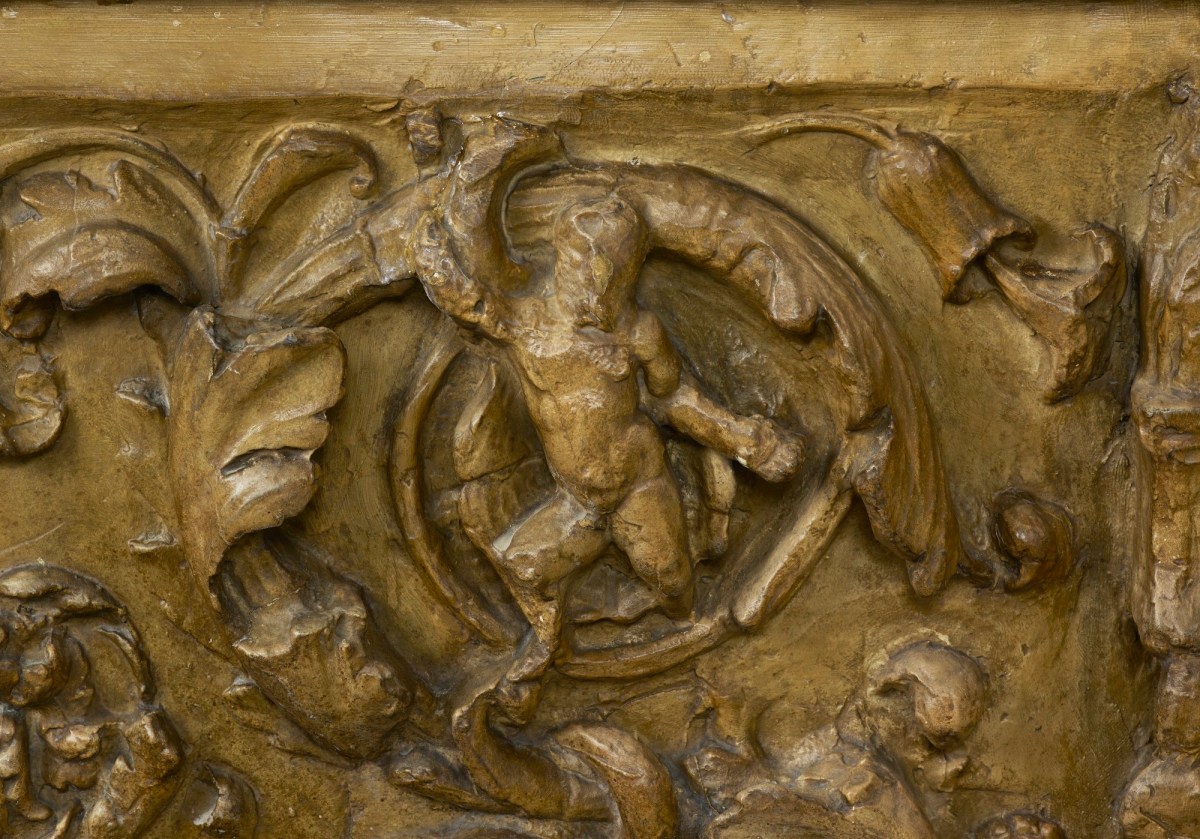 Vatican Museums (Vatican City), Cast of front panel of sarcophagus with griffins