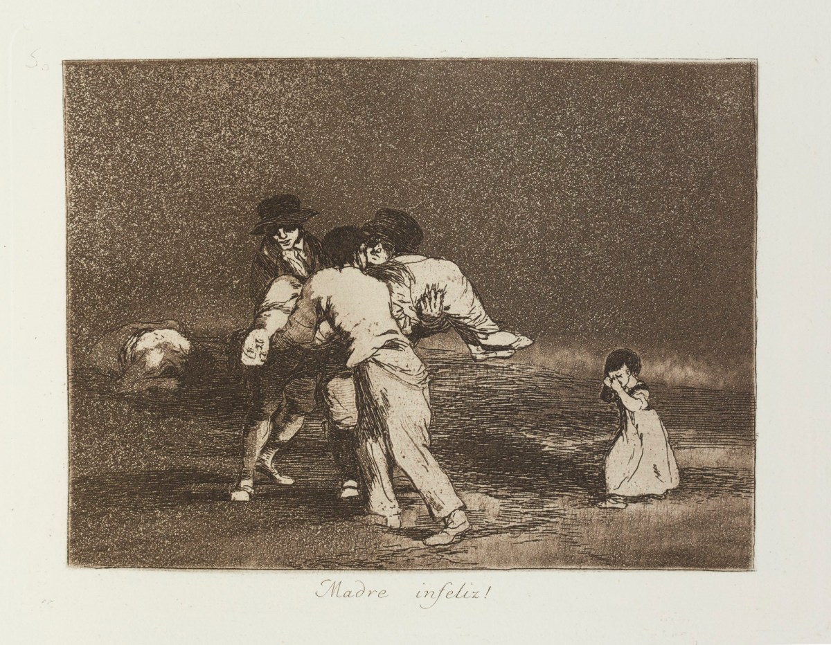 Francisco Goya, 'Madre infeliz!'