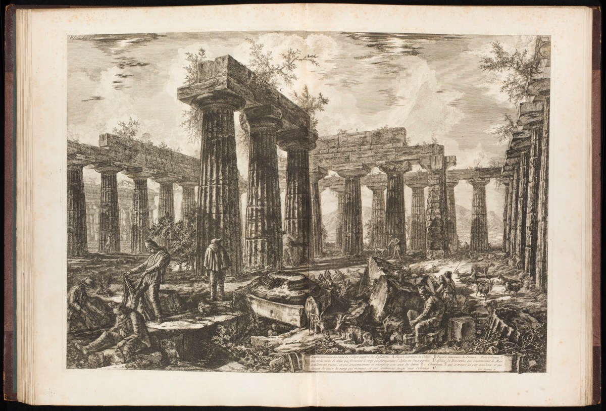 Giovanni Battista Piranesi, 'Autre Vüe interieure des restes du Collége supposé des Anfictions