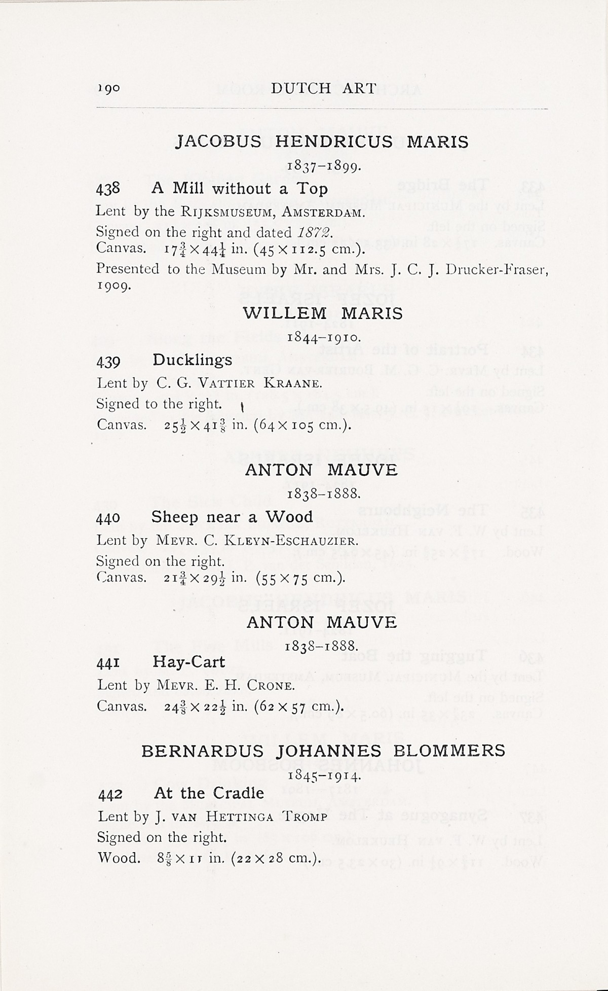 Page 194 of 1929 - Exhibition of Dutch Art 1450-1900