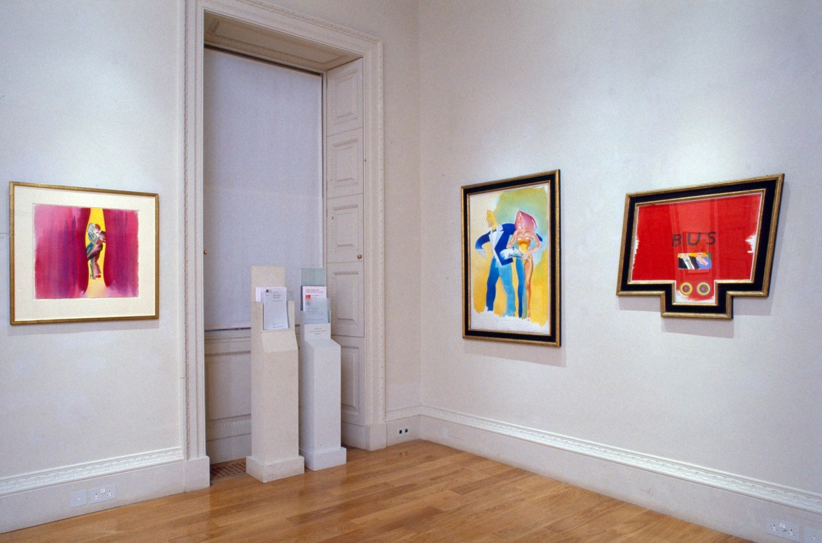 Marcus Leith, Allen Jones RA: Watercolours exhibition installation photographs