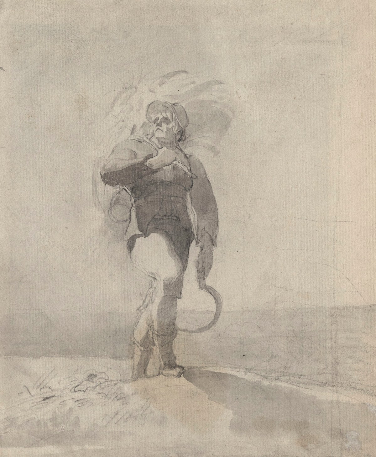 William Hamilton RA, Study for 'The Reaper Returning Home'