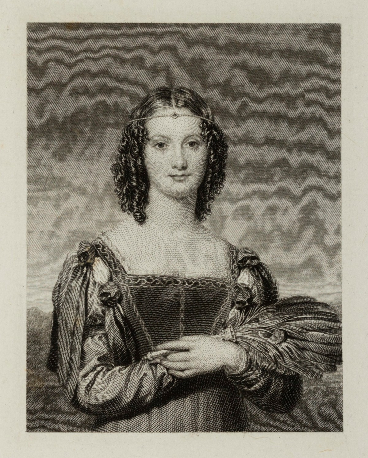 Henry Howard RA, Girl holding a fan