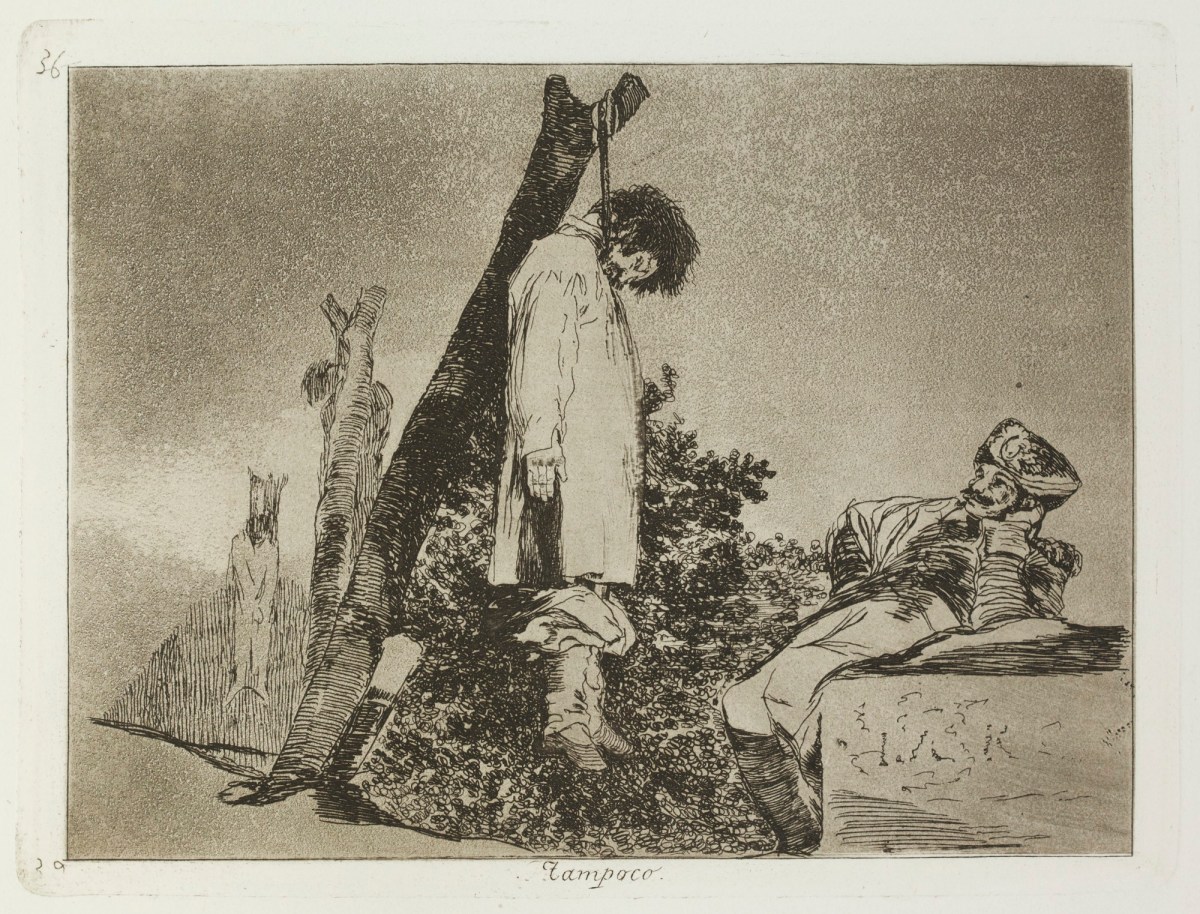 Francisco Goya, 'Tampoco.'