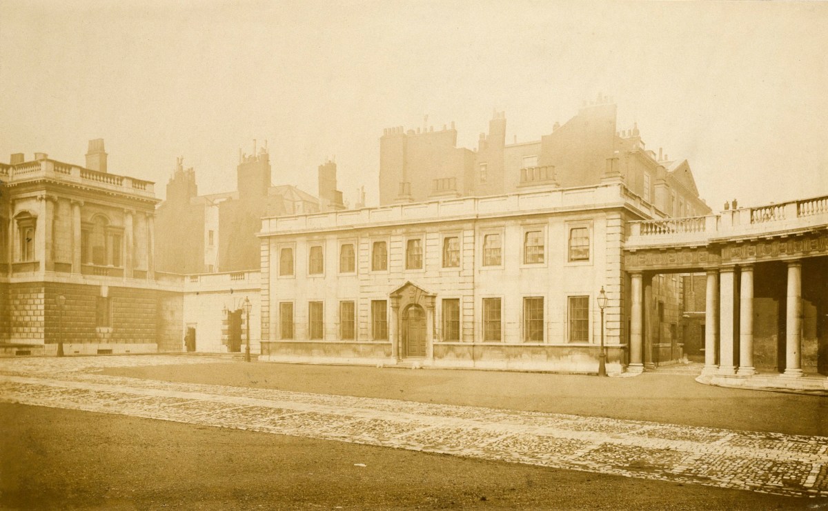 Stephen Ayling, Burlington House, Piccadilly: east offices with portion of house & colonnade.