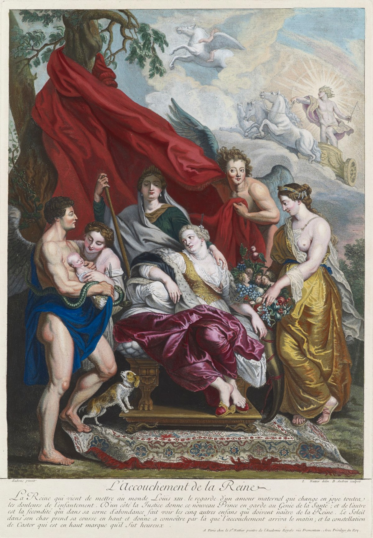 Peter Paul Rubens, L'Accouchement de la Reine