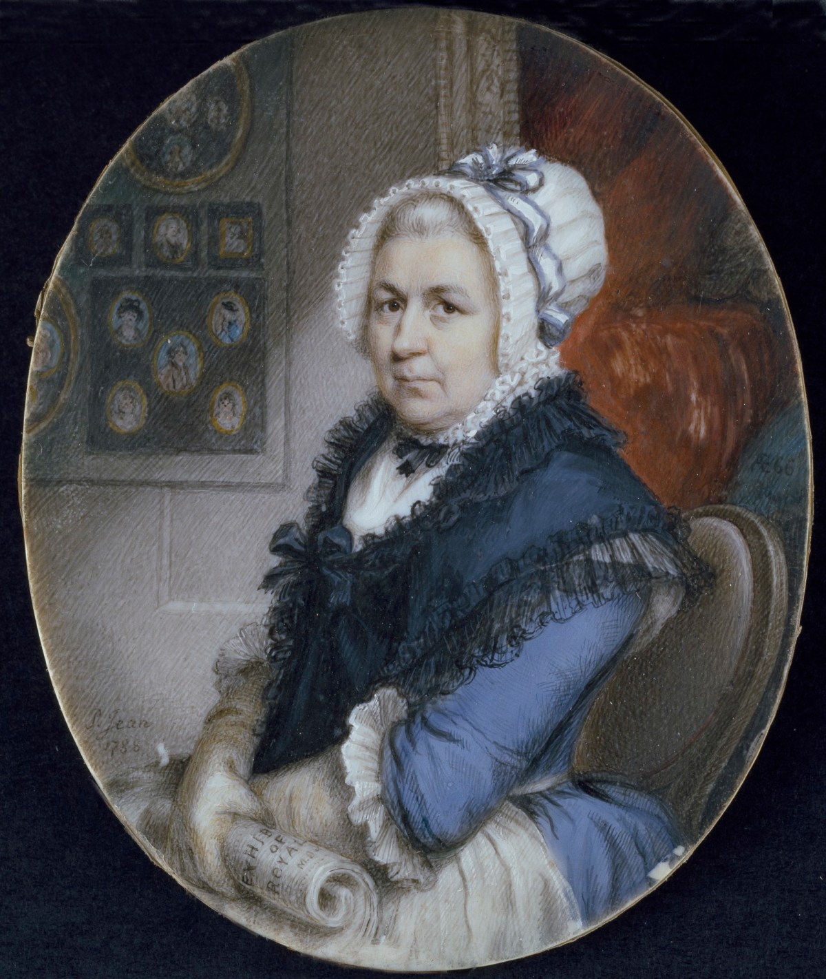 Philip Jean, Portrait of Elizabeth Malin, Housekeeper at the Royal Academy