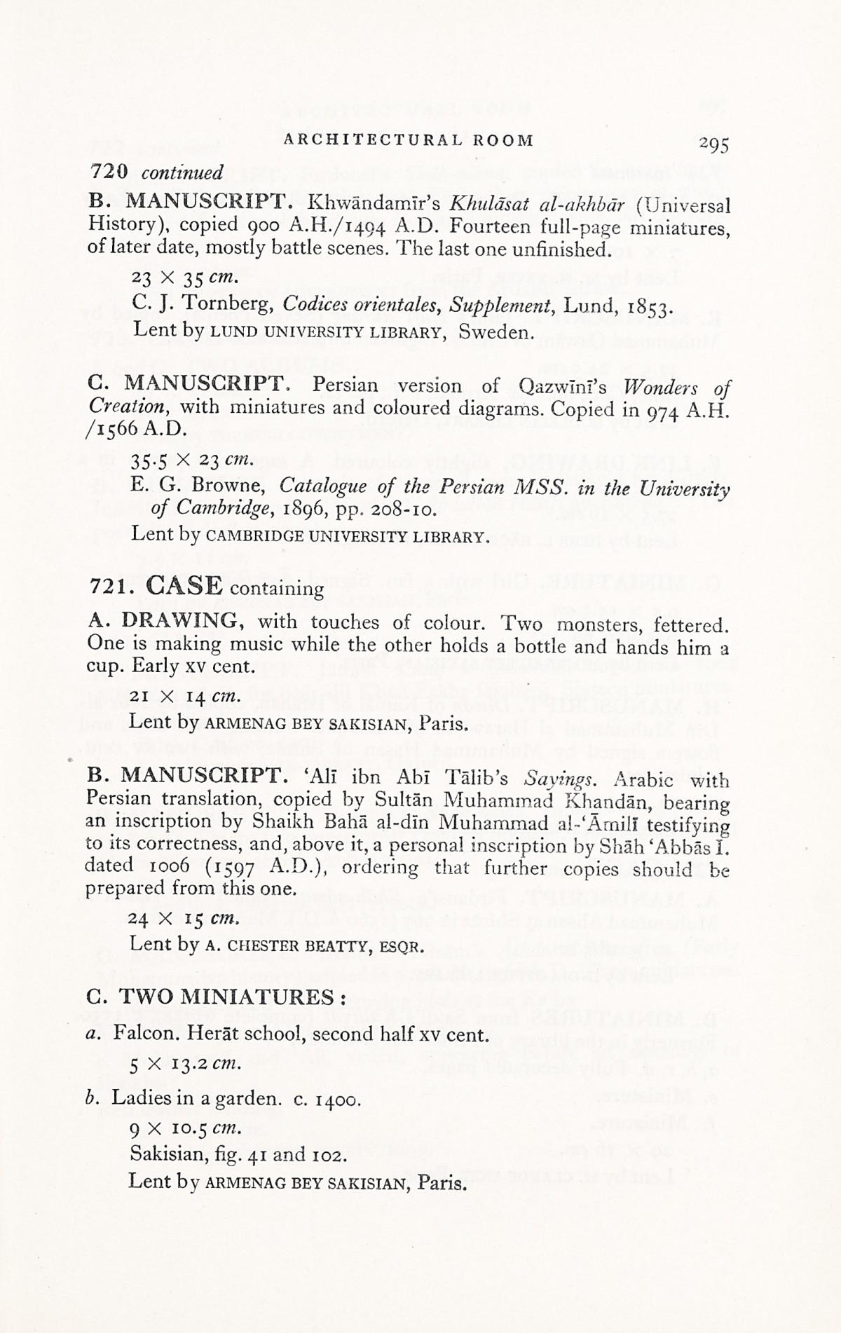 Page 323 of 1931 - International Exhibition of Persian Art