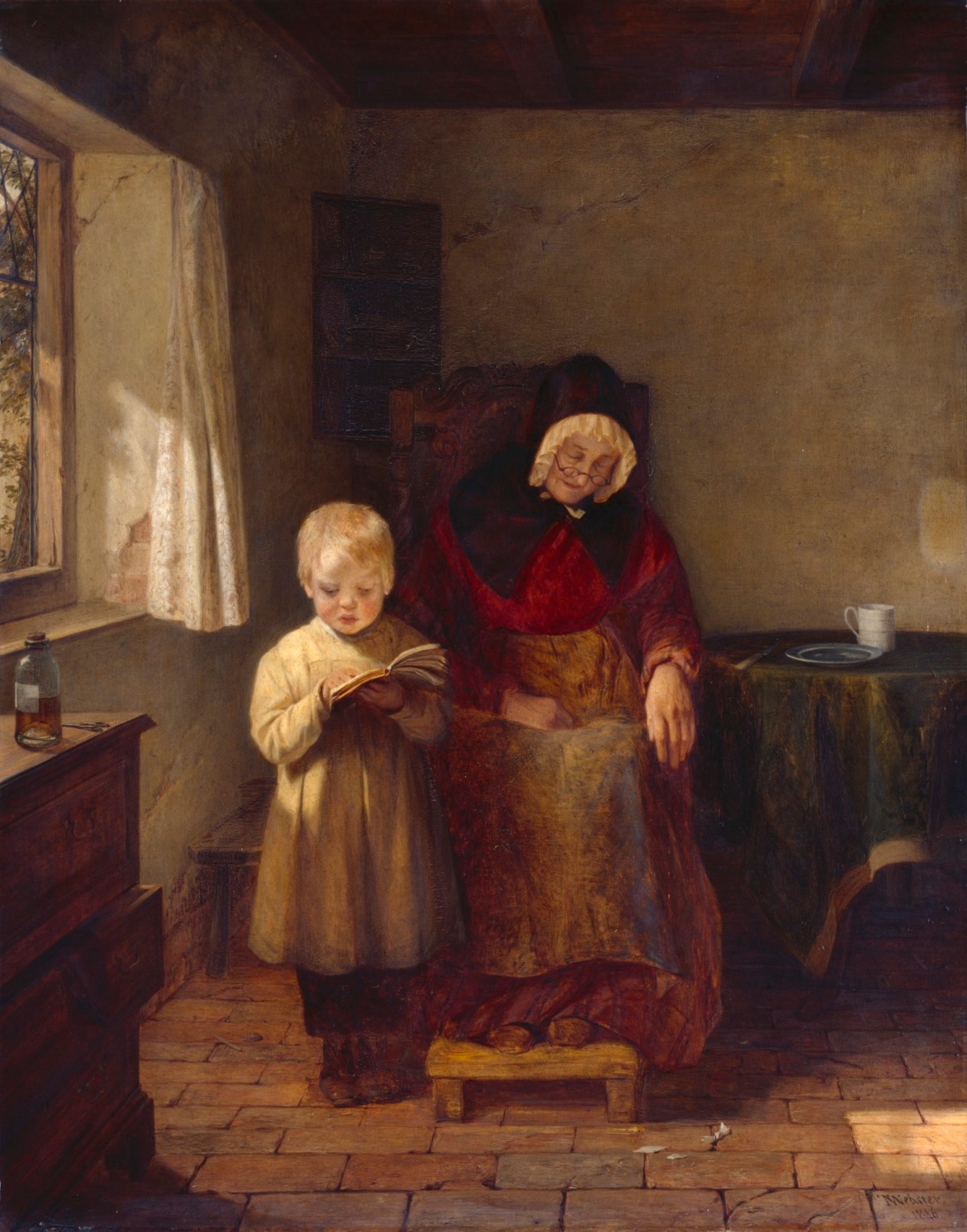 Thomas Webster RA, The Early Lesson