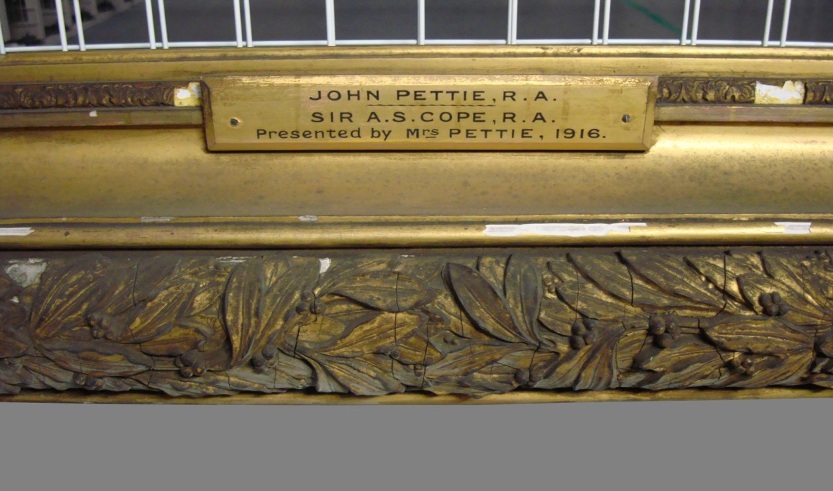 Unknown, Frame for Sir Arthur Stockdale Cope RA 'Portrait of John Pettie'