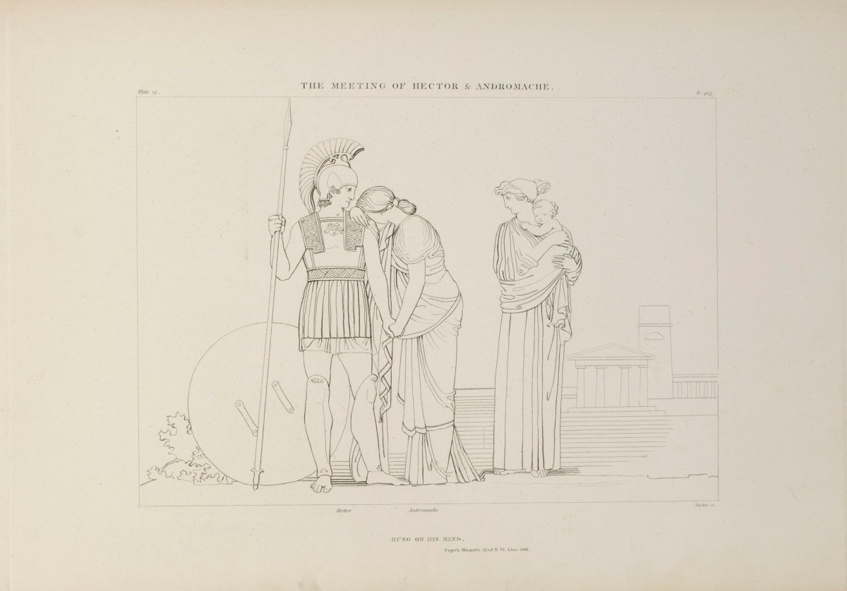John Flaxman RA, The Meeting of Hector & Andromache