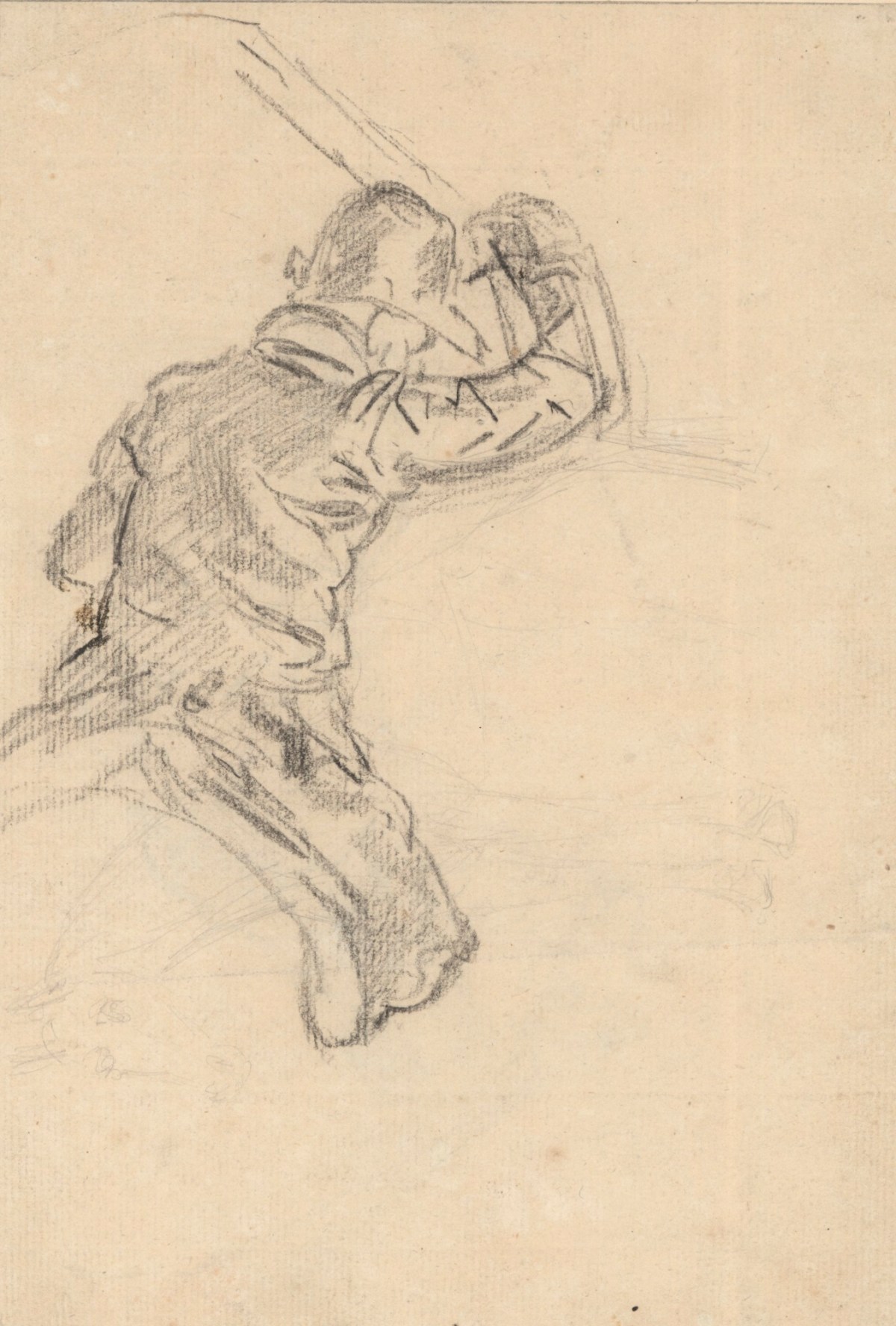 Philip Reinagle RA, Man on horseback with his arm raised