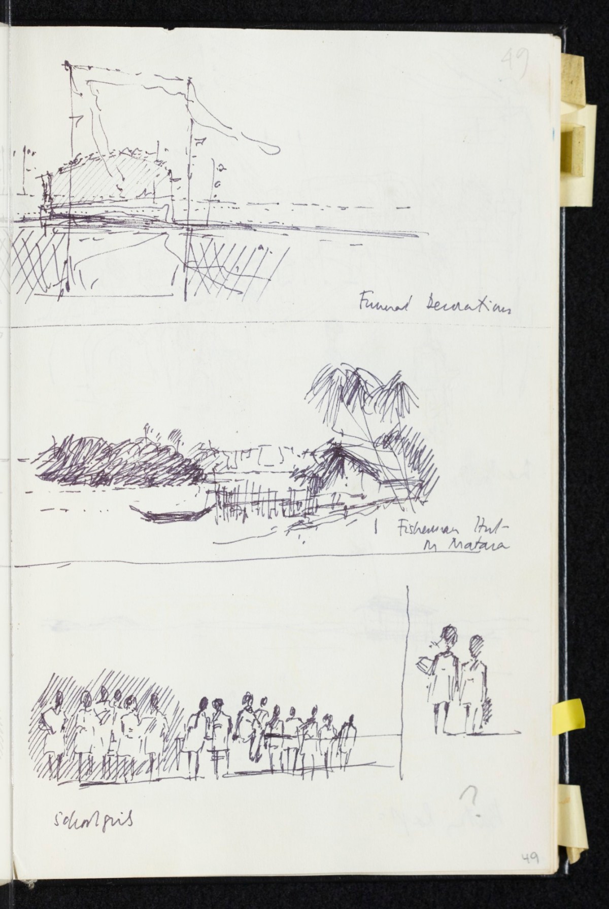 Sir Hugh Casson PRA, Sri Lanka sketchbook
