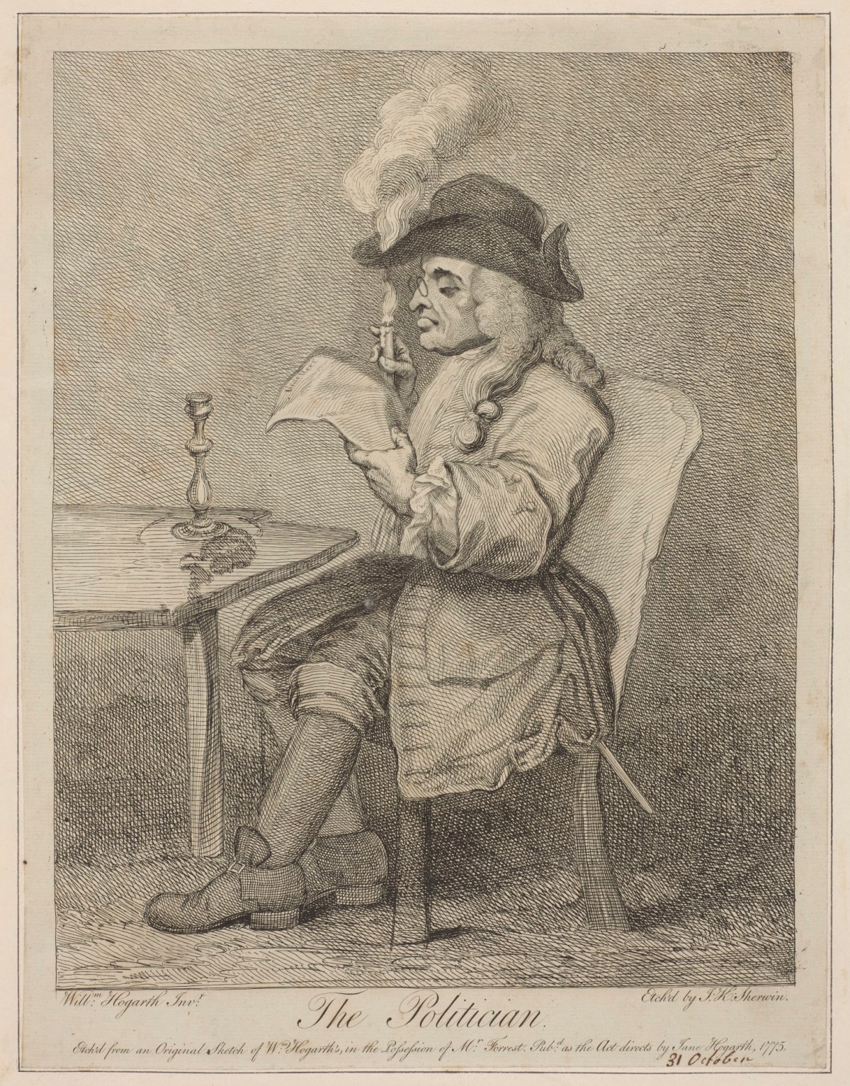 William Hogarth, The Politician