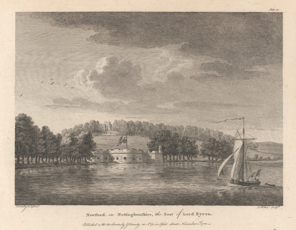Paul Sandby RA, Newstead, in Nottinghamshire, the Seat of Lord Byron