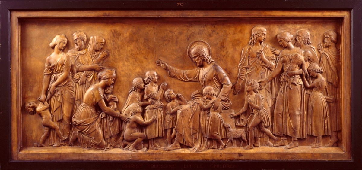 John Gibson RA, Christ blessing little Children