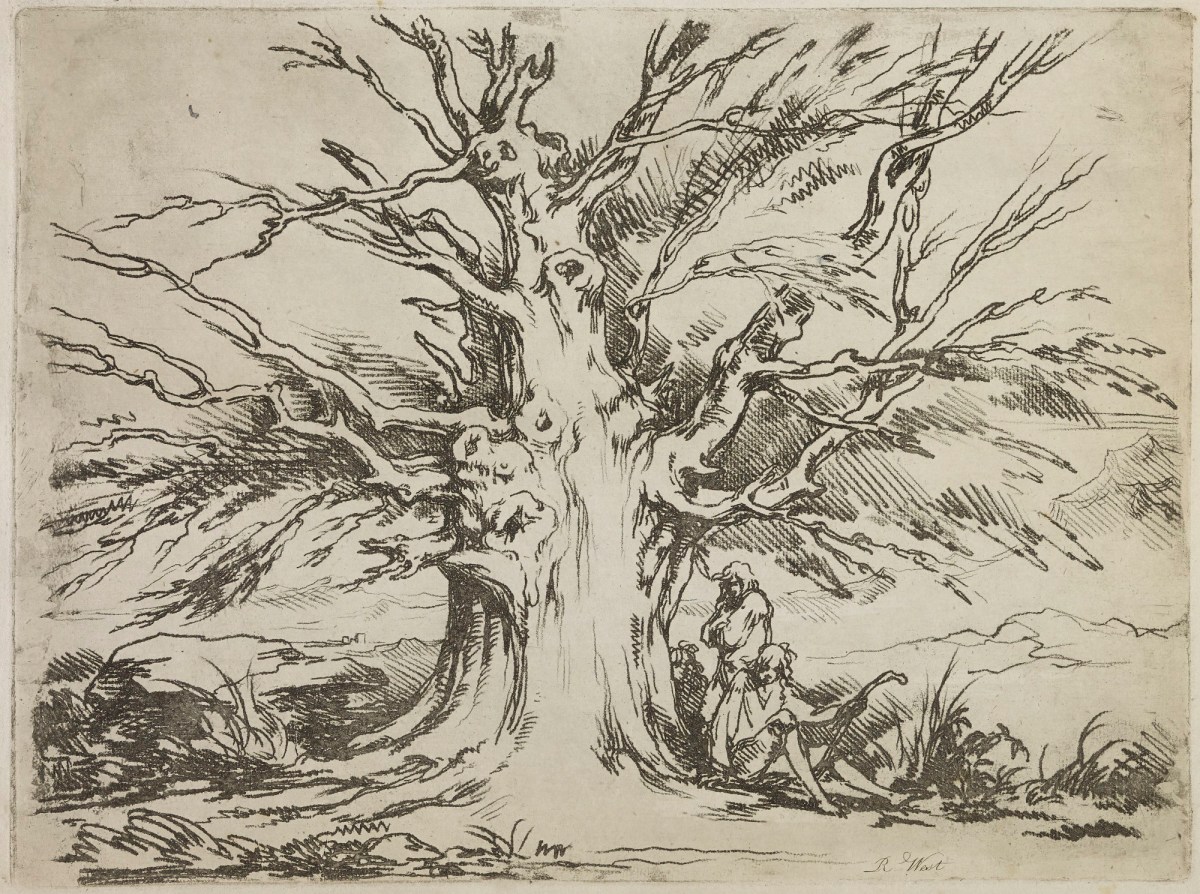 Raphael Lamar West, Pastoral scene