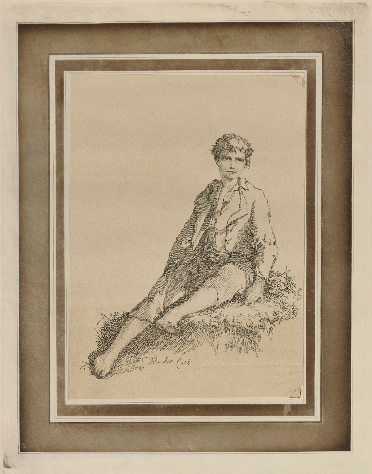 Thomas Barker of Bath, Young Boy Seated