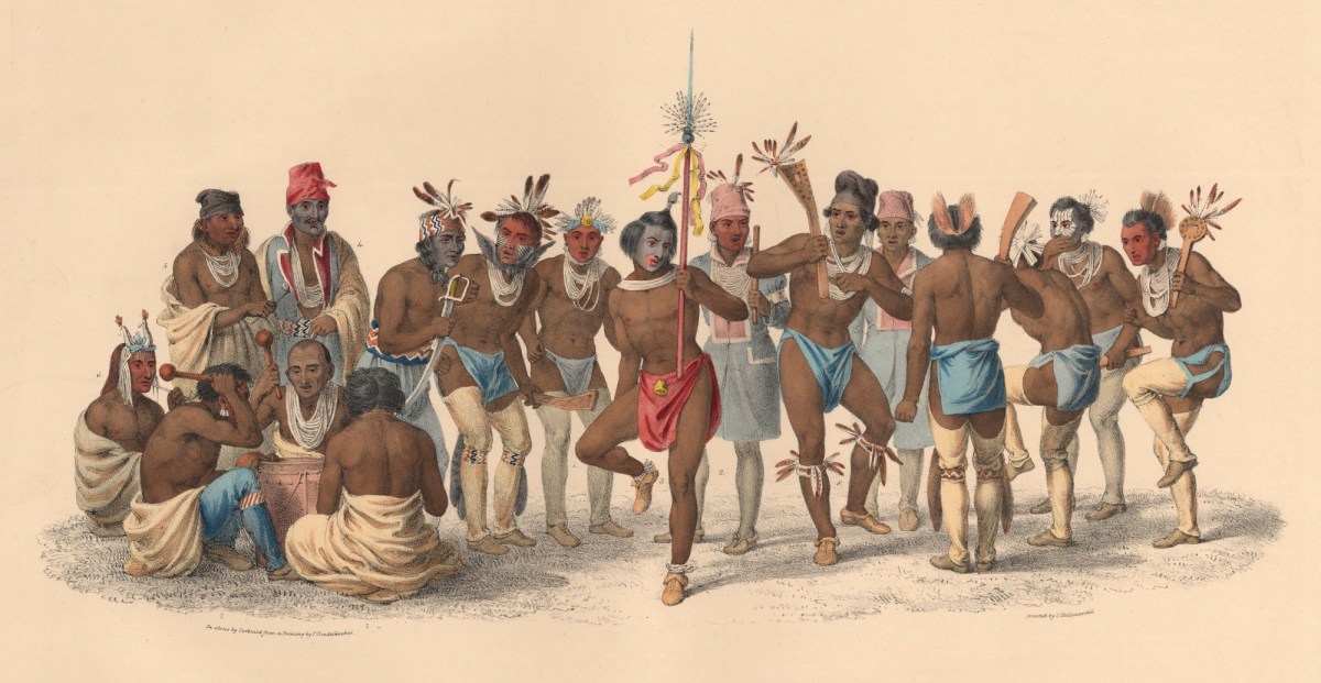 Richard Corbould, War Dance of the Sauks and Foxes