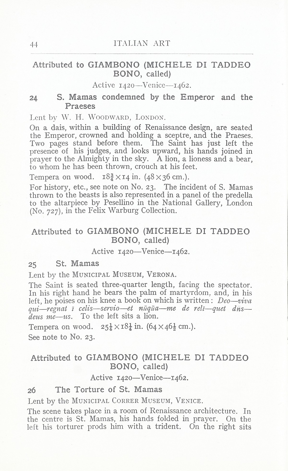 Page 48 of 1930 - Exhibition of Italian Art 1200-1900